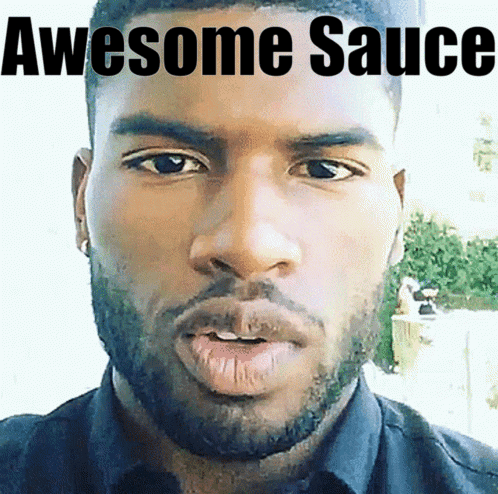 Broderick Hunter Awesome Sauce GIF