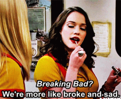 Kat Dennings Two Broke Girls GIF