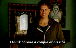 Broke Ribs Aaron Tveit GIF
