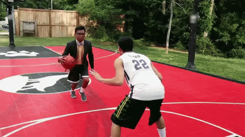 Broken Ankles Player Flip Over GIF