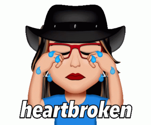 Broken Heart Memoji GIF