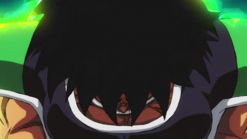Broly Gigantic Breath Vs Goku GIF