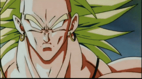 Broly Vs Goku Charge Punch GIF