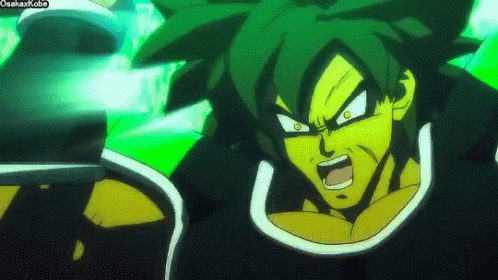 Broly Vs Goku Energy Ball GIF