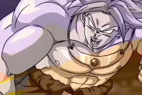Broly Vs Goku Fast Punch GIF