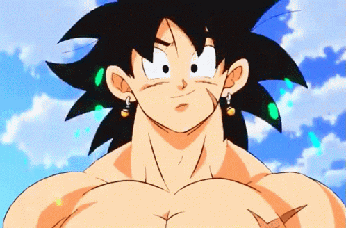 Broly Vs Goku Fusion GIF