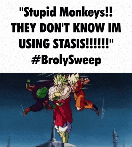 Broly Vs Goku Stupid Monkey GIF
