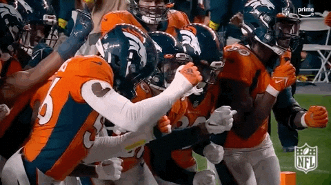Broncos Team Happy Game Vibe GIF