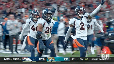 Broncos Team Jumping Out Of Happiness GIF