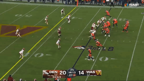 Broncos vs Was Football Game