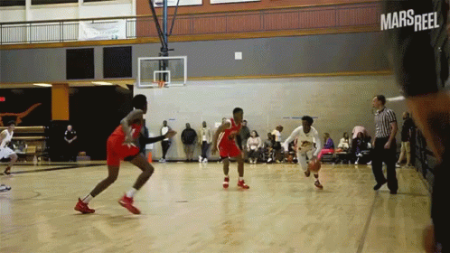 Bronny James Basketball Assist Team Scores GIF