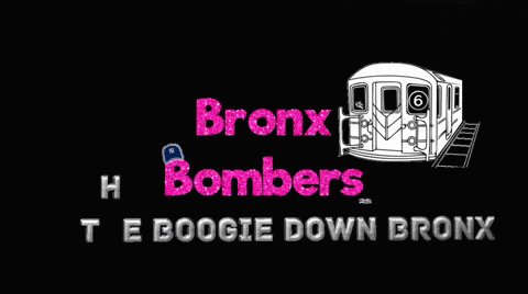 Bronx Bombers the Boogie Down Poster With Train