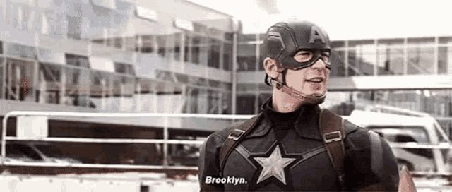 Brookln Captain America Gif GIF