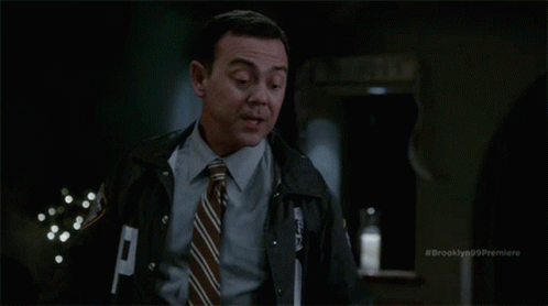 Brooklyn 99 Charles Got Real Wet Mouth GIF