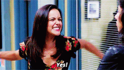 Brooklyn 99 Detective Amy Happy GIF