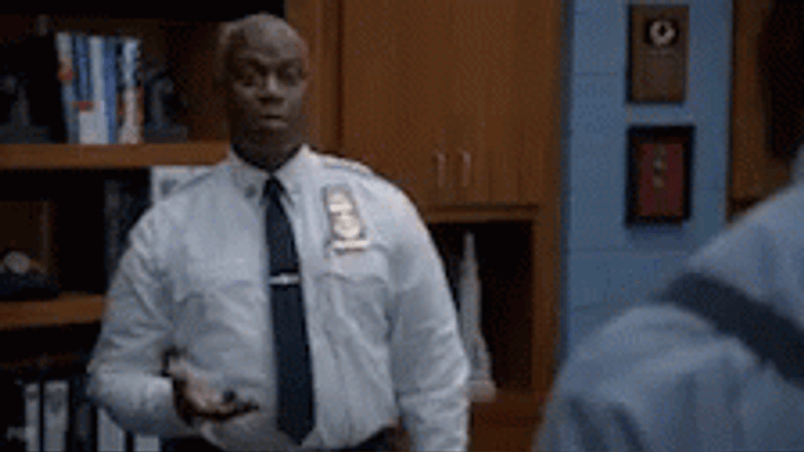 Brooklyn 99 Captain Holt Teases Lieutenant Terry GIF