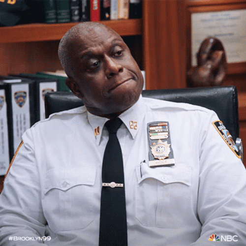 Brooklyn 99 Captain Ray Nodded GIF