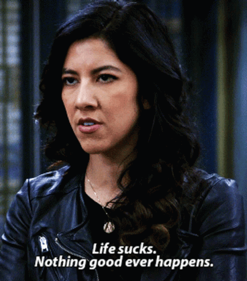 Brooklyn 99 Detective Rosa Life Sucks GIF