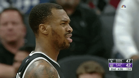 Brooklyn Nets Confused Sean Kilpatrick GIF