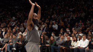 Brooklyn Nets James Harden Rallying The Crowd GIF