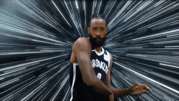 Brooklyn Nets Kyrie Irving Swaying Laser Sword GIF
