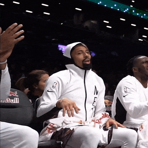 Brooklyn Nets Spencer Dinwiddie Dribbling Gesture GIF