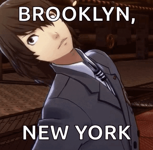 Brooklyn New York Meme Man in Suit