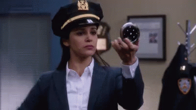 Brooklyn Nine Nine Amy Salute GIF