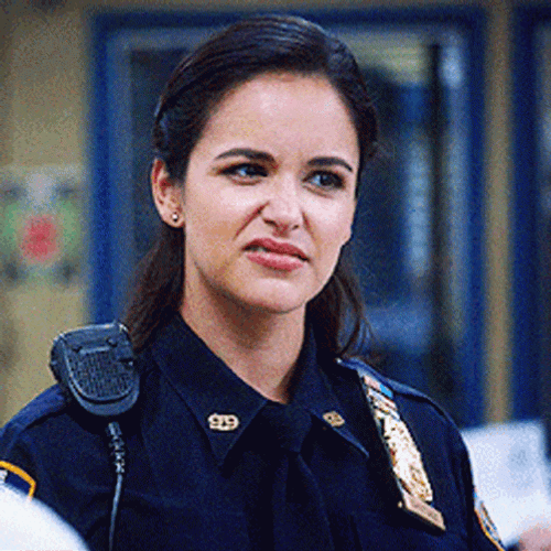 Brooklyn Nine Nine Amy Santiago Disgusting GIF