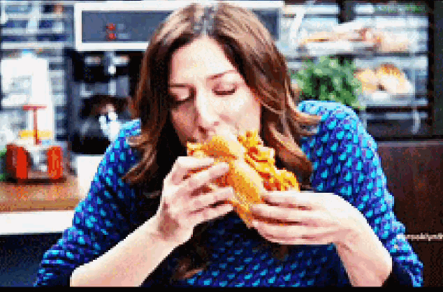 Brooklyn Nine Nine Hungry Gina Linetti GIF