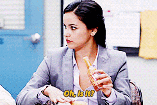 Brooklyn Nine Nine Mad Amy Santiago GIF