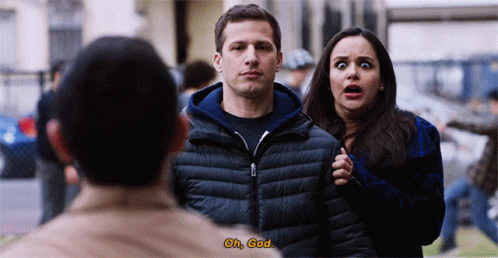 Brooklyn Nine Nine Oh God GIF