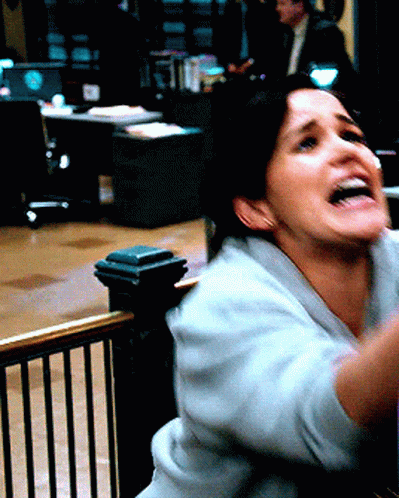 Brooklyn Nine Nine Terrified Amy Santiago GIF