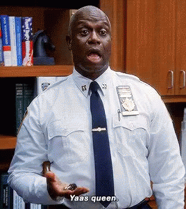 Brooklyn Nine Nine Yas Queen GIF