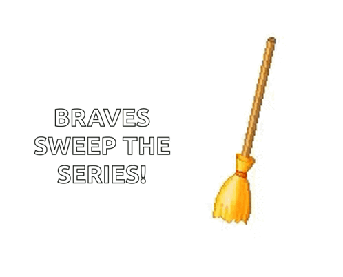 Broom Cartoon With Braves Sweep The Series