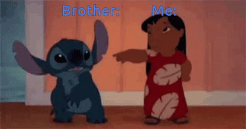 Brother And Me Lilo And Stitch GIF