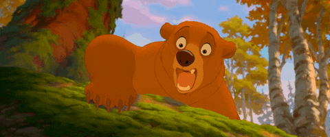 Brother Bear Climbing GIF