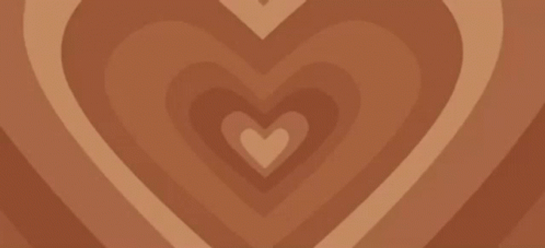 Brown Aesthetic Heart GIF