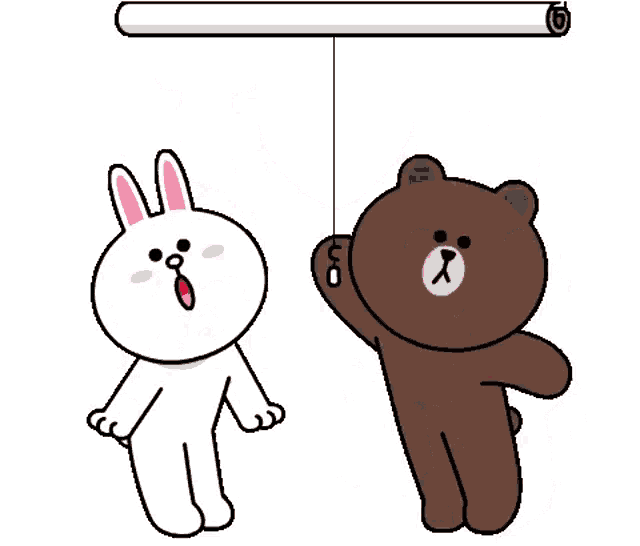 Brown And Cony I Love You Gif GIF