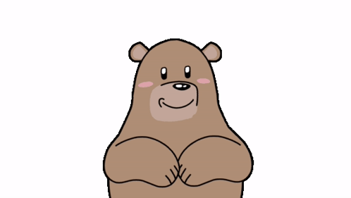 Brown Bear Heart You GIF