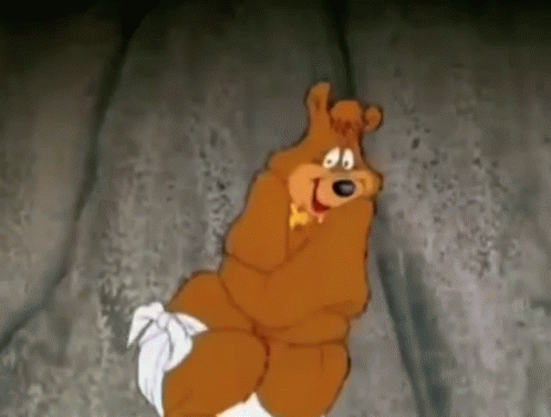 Brown Bear Pat Myself On The Back GIF