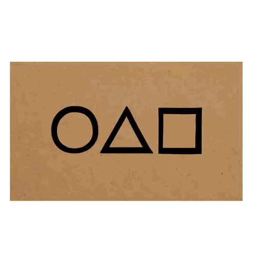 Brown Card Letters OAD and Square