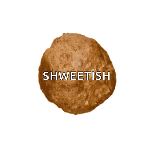 Brown Cookie Saying Shweetish