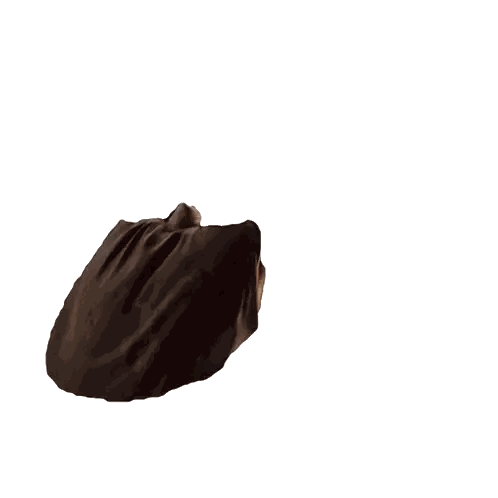 Brown Crescent Moon Floating