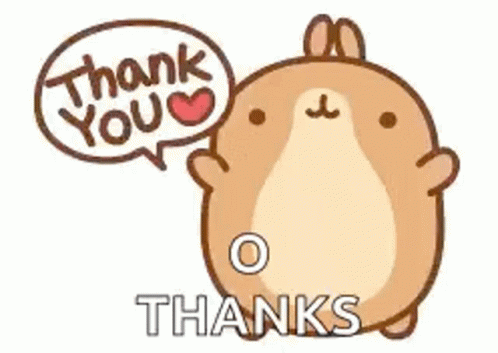 Brown Hamster Saying Thank You