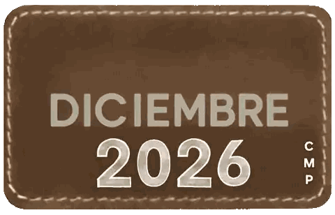 Brown Leather Patch Diciembre 2026