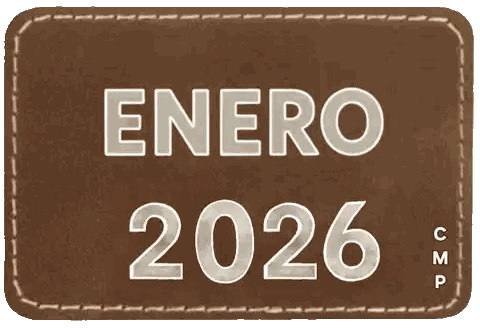 Brown Leather Wallet with Enero 2026