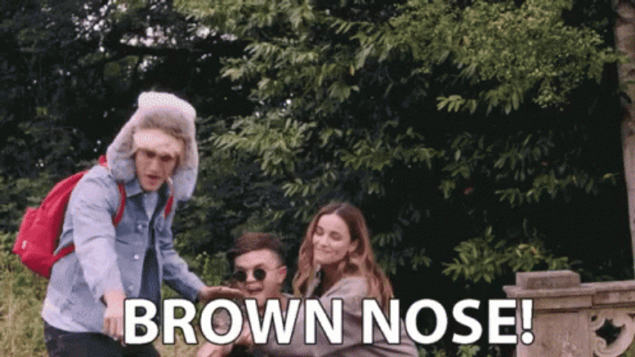 Brown Noser Group Of Friends GIF