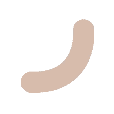Brown Sausage with Lines