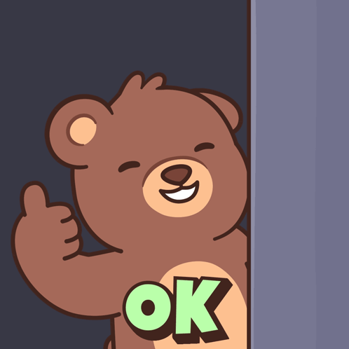 Brown Teddy Bear Giving Thumbs Up